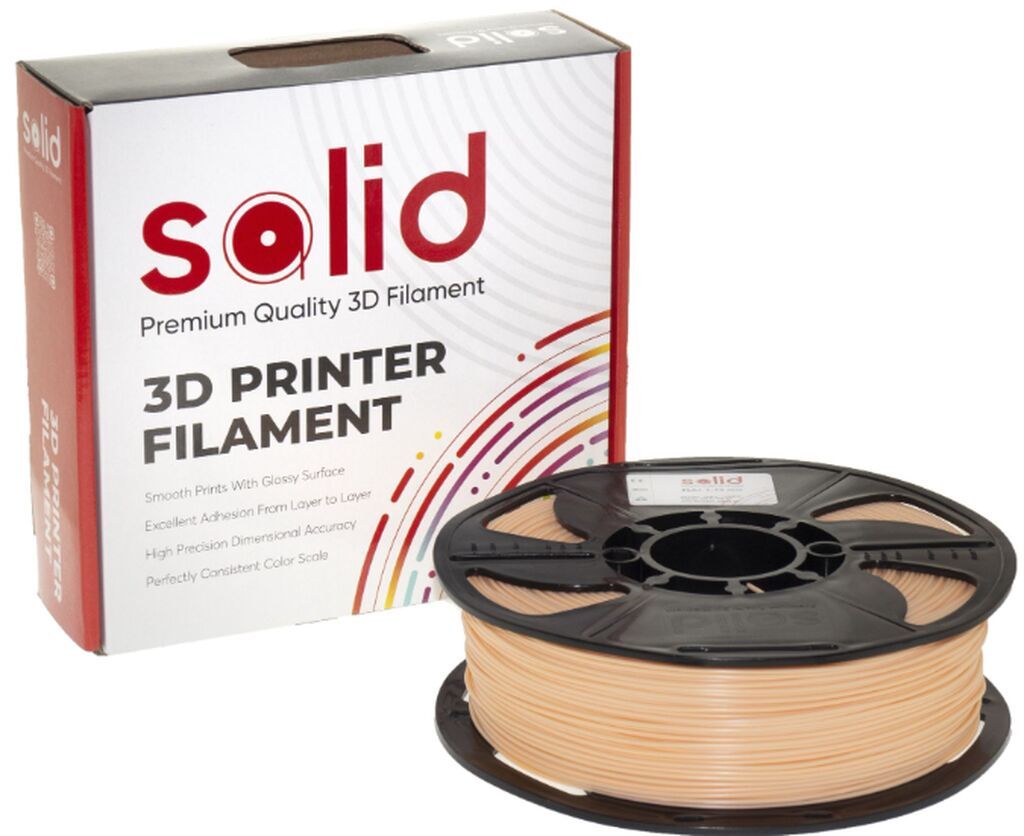 Solid Filament PLA Plus 1.75 mm – Dəri Rəngi, 1 kq 3D basqılarınızda — İstehlak malları və aksesuarlar, Bakı (2)
