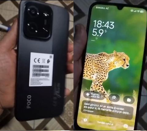 Poco C85, 256 GB, rəng - Qara, Barmaq izi — Bakı