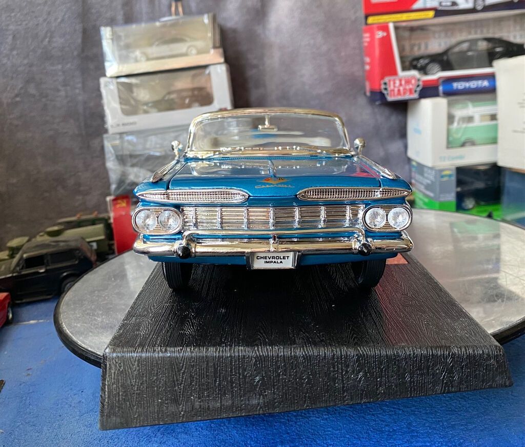 Chevrolet, 1959 il, 1:18, Dəmir, Ödənişli çatdırılma — Modellar, Bakı (6)
