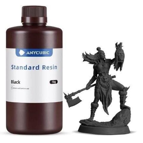 Anycubic Standard Reçine – Qara (1 kq) Resin texnologiyalı 3D — Bakı
