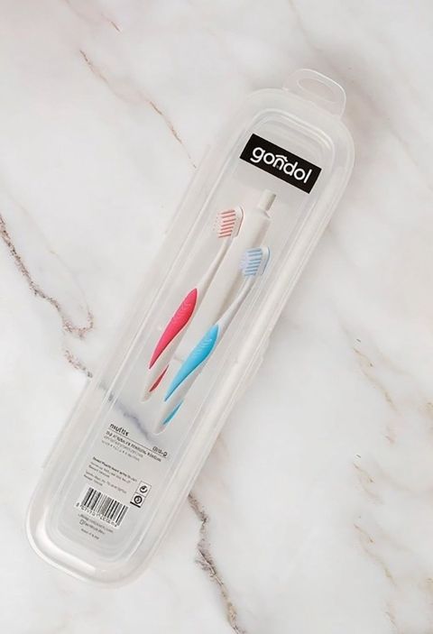 Diş fırçası üçün saxlama qabı, şəffaf, plastik, 1 əd — Bakı