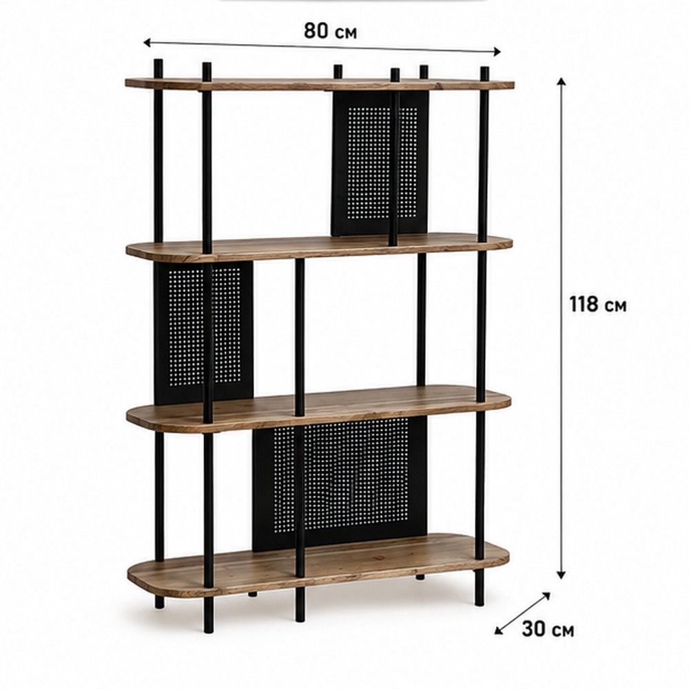 Döşəmə stellajı 3445, metal, qara, 80x30x118 sm — Mallar, Bakı (2)