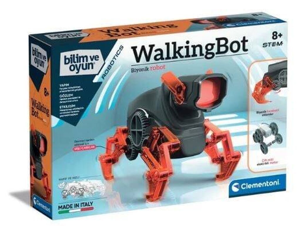 Clementoni Robotik Təlim Dəsti – WalkingBot Stem məntiqini oyunla — Oyuncaq figuraları, Bakı (3)