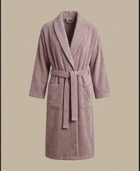 Hamam xalatı qadınlar üçün, pambıq, açıq bənövşəyi, ölçü L/XL — Bakı