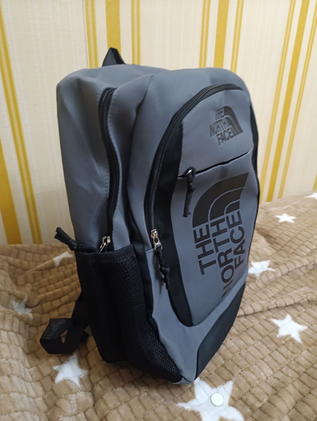 The North Face gündəlik/şəhər tipli bel çantası - Rəng: boz-qara - Ön — Sport çantaları və sırtçantalar, Bakı (2)
