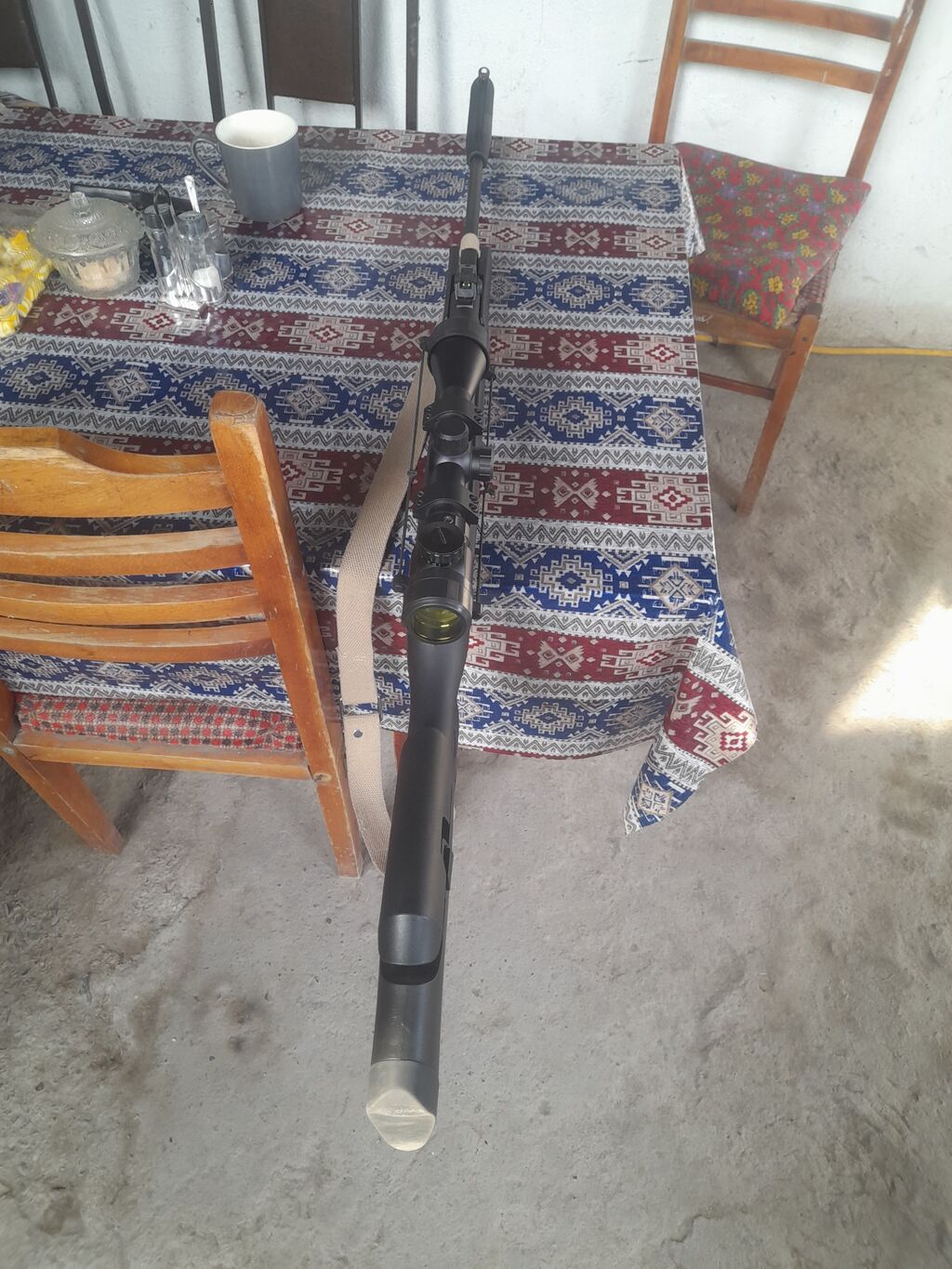 Təsvir: - Yaylı (break-barrel) pnevmatik tüfəng - Sintetik qara — Camping, ovçuluq və balıqçılıq, Bakı (2)