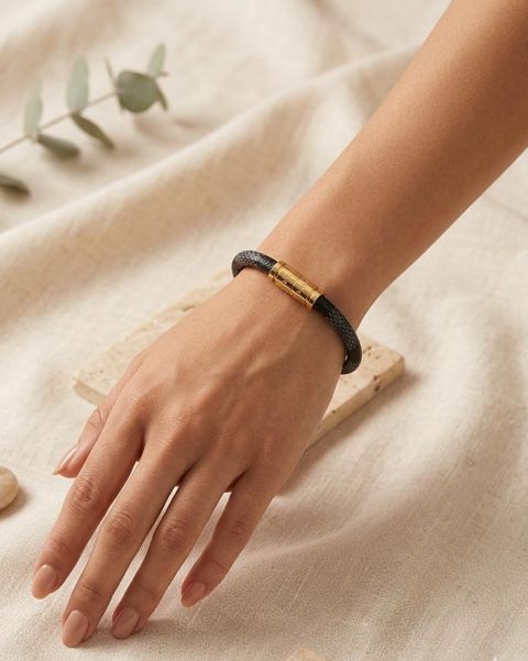 Qolbaq qadınlar üçün 2326664, metal/dəri — Bakı