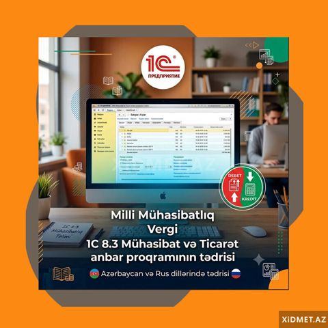 İntensiv Mühasibatlıq Vergi 1c dərsləri — Bakı