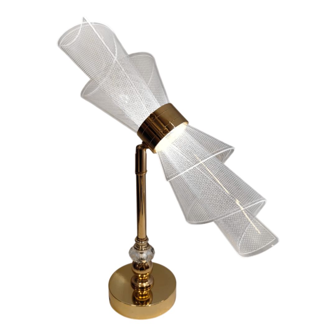 Masaüstü lampa YL-3893, rəngi dəyişən, qızılı/ağ — Mallar, Bakı (3)