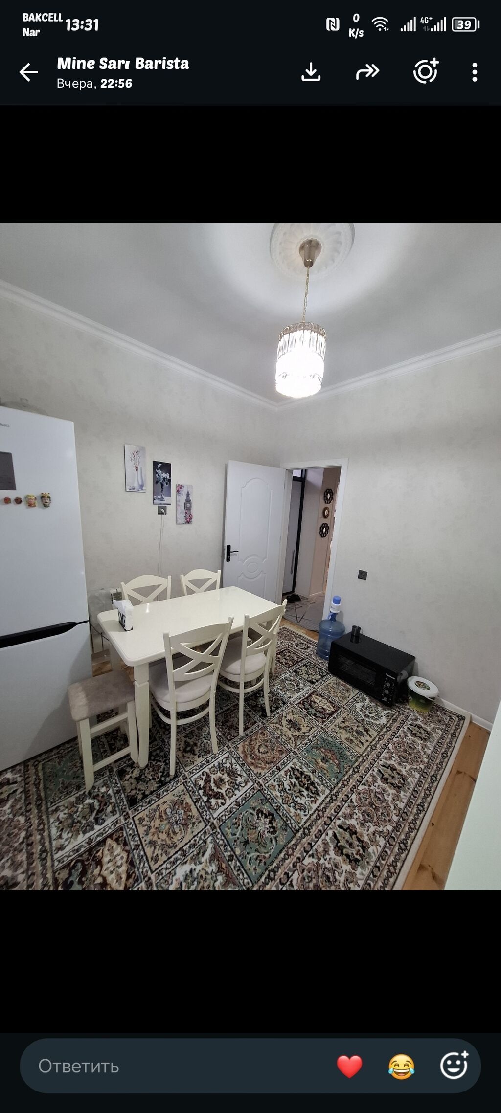 2otaqlı evdi. Senedi paket kupçadı. Heyet evidi. Heyetine 1maşın gire — Mənzil, Digah (4)