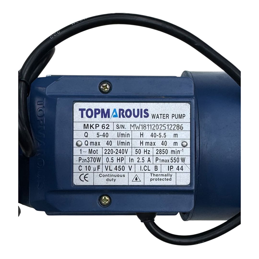 Səthi nasos Topmarouis MKP 62, Mərkəzdənqaçma, 370 Vt, 40 m, 40 litr/dəq — Mallar, Bakı (3)