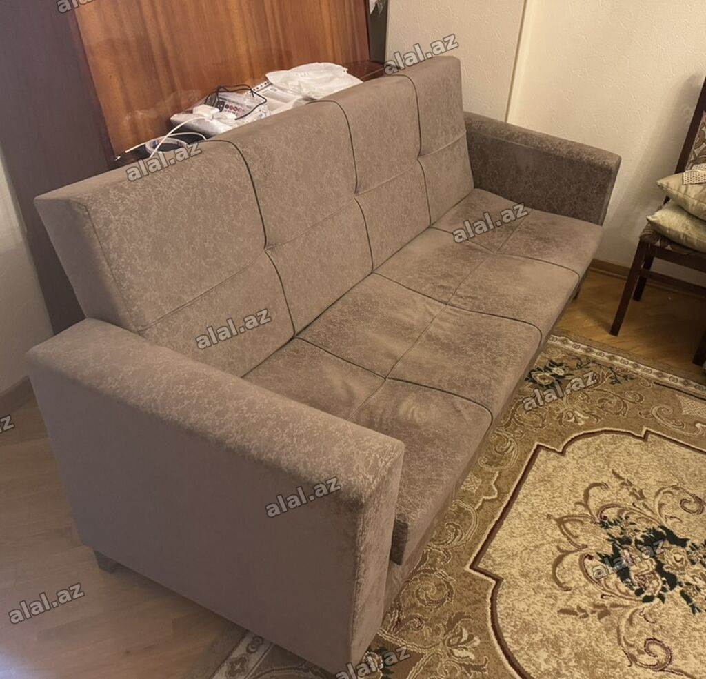 Divan, İşlənmiş, Açılan, Bazalı, Parça — Mebel, Bakı (3)