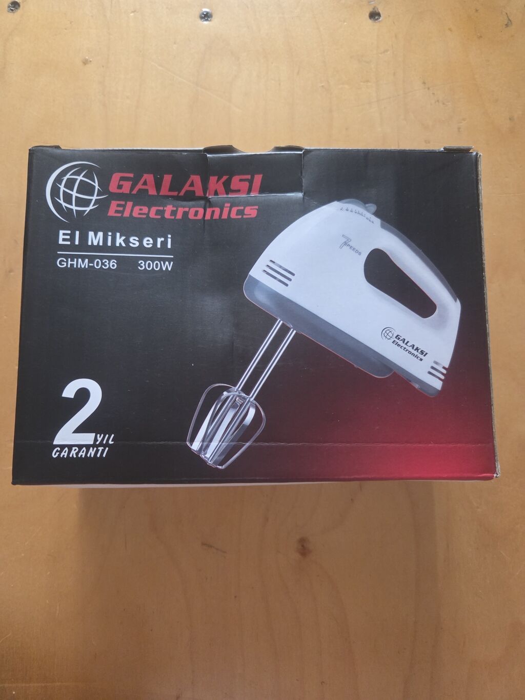 Galaksi Electronics El Mikseri – GHM-036, 300W islenmeyib - Güc: 300W — Blenderlər, xırdalayanlar və mikserlər, Gəncə (2)