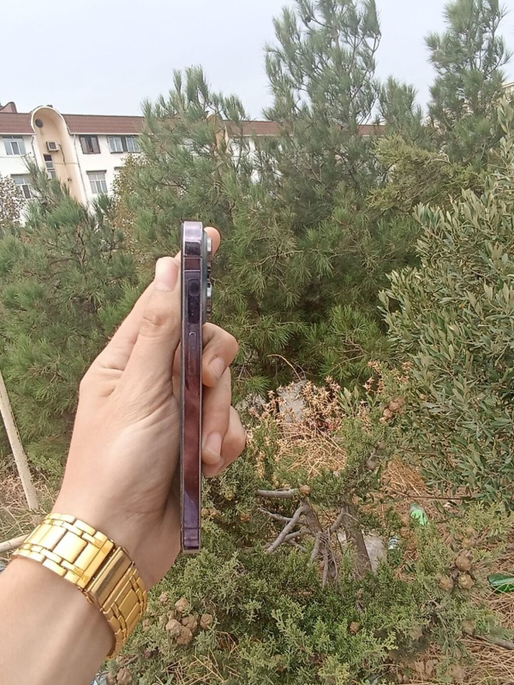 IPhone 14 Pro, 256 GB, Deep Purple, Zəmanət, Face ID — Apple iPhone, Bakı (2)