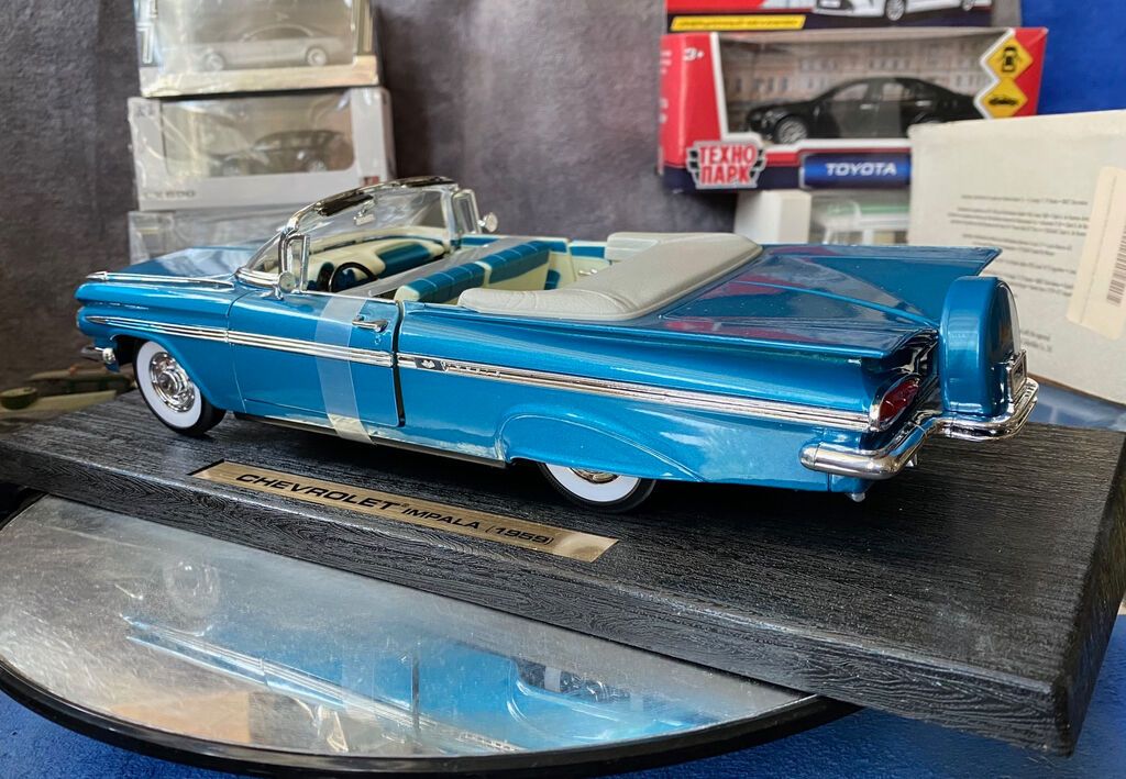 Chevrolet, 1959 il, 1:18, Dəmir, Ödənişli çatdırılma — Modellar, Bakı (10)