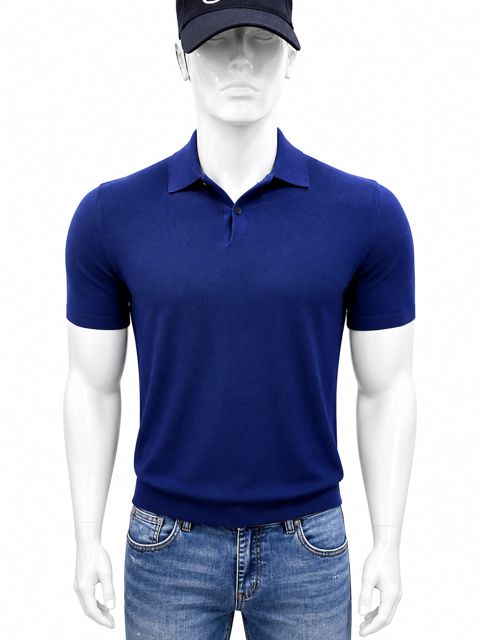Kişilər üçün polo 2354679. göy, trikotaj, ölçü L — Bakı