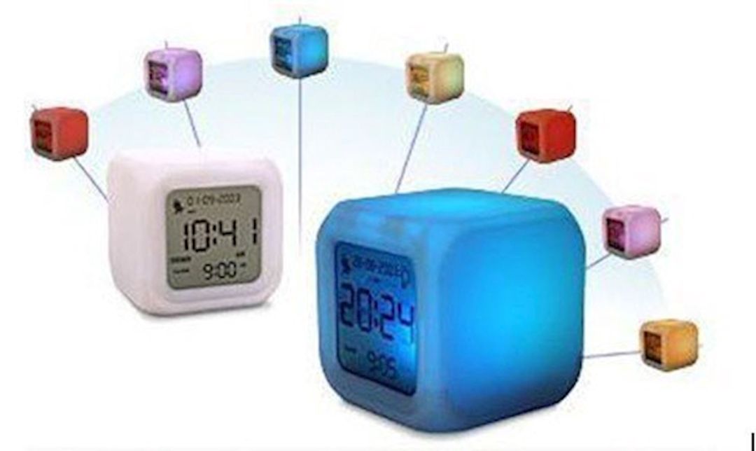Rəqəmsal saat-zəngli saat Saluna Color Change — Mallar, Bakı (2)
