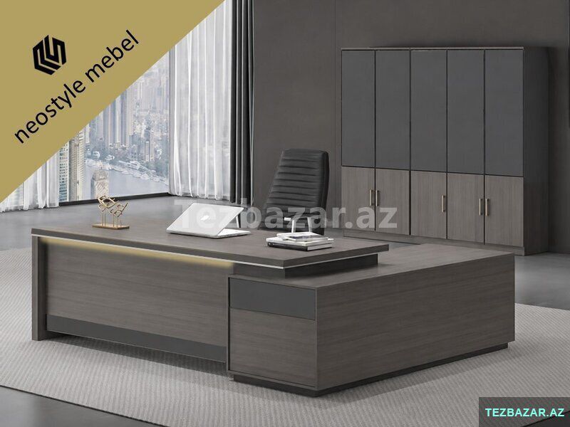 Ofis masası — Ofis mebeli, Bakı (4)