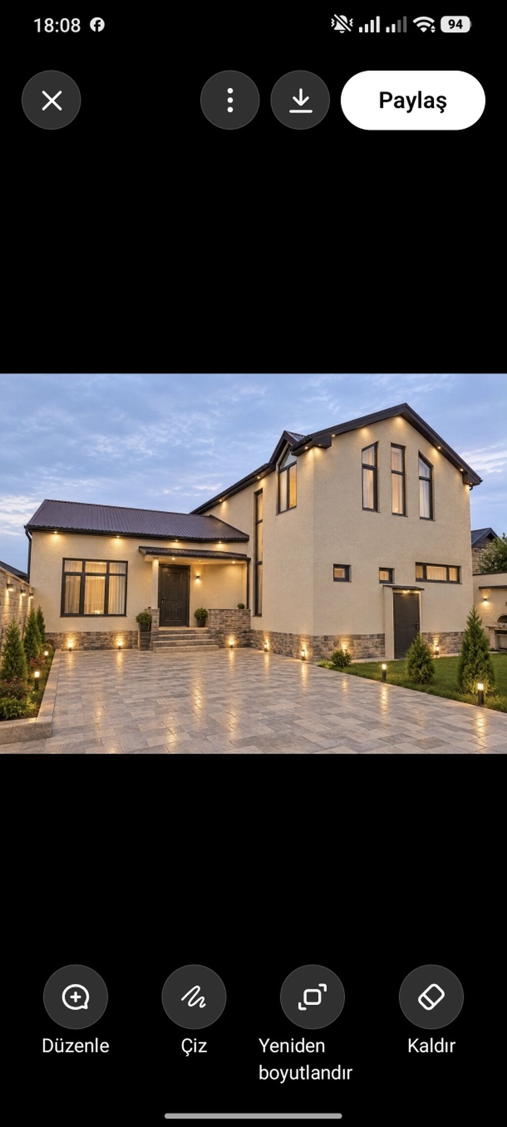 5 otaqlı, 450000 kv. m, Kredit yoxdur, Təmirsiz — Ev, villa, Digah (8)