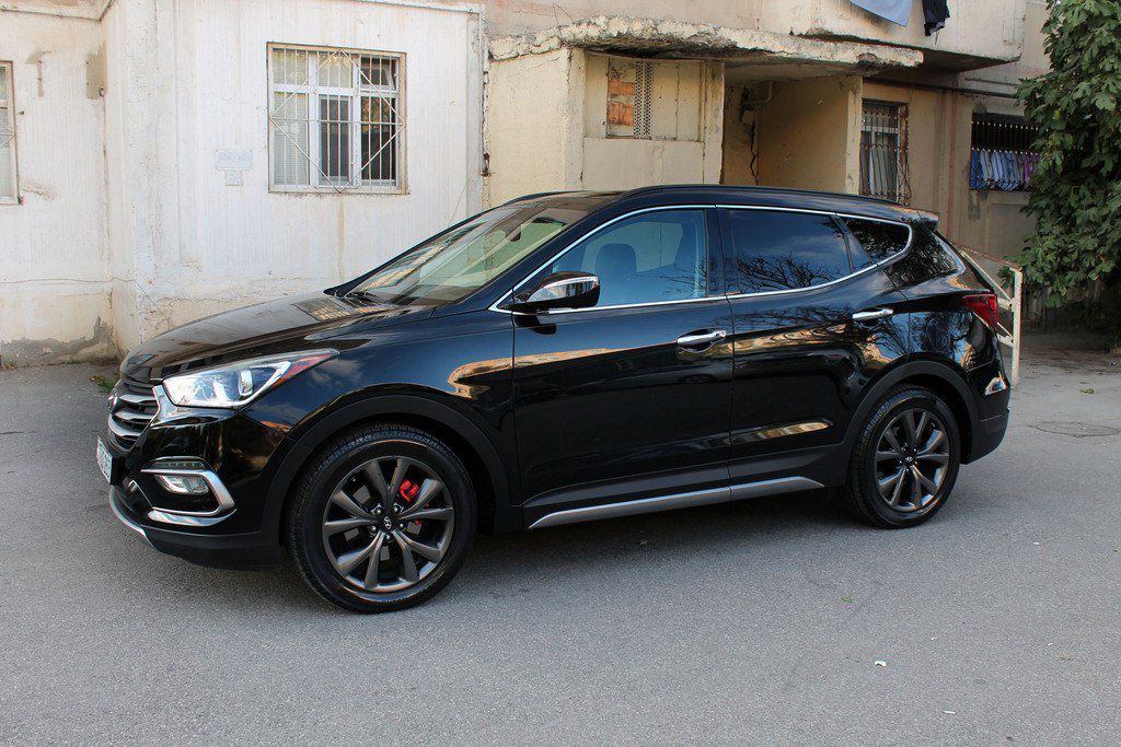 Hyundai Santa Fe, 2.0 L, 2017 il, 142 749 km — Avtomobillər, Bakı (4)