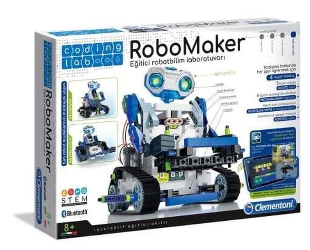 Clementoni Robotik Təlim Dəsti – RoboMaker Blok əsaslı — Konstruktorlar, Bakı (2)