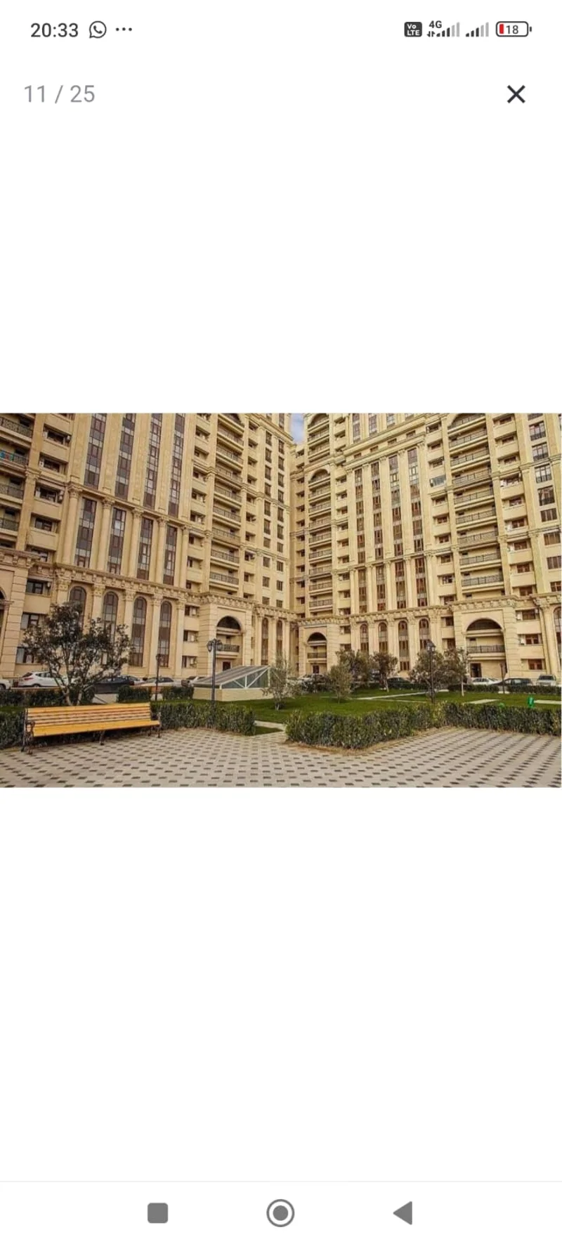 3 otaqlı mənzil, 118 m², Kristal Abşeron Bayıl yaşayış kompleksi — kirayə — Mənzil, Bakı (11)