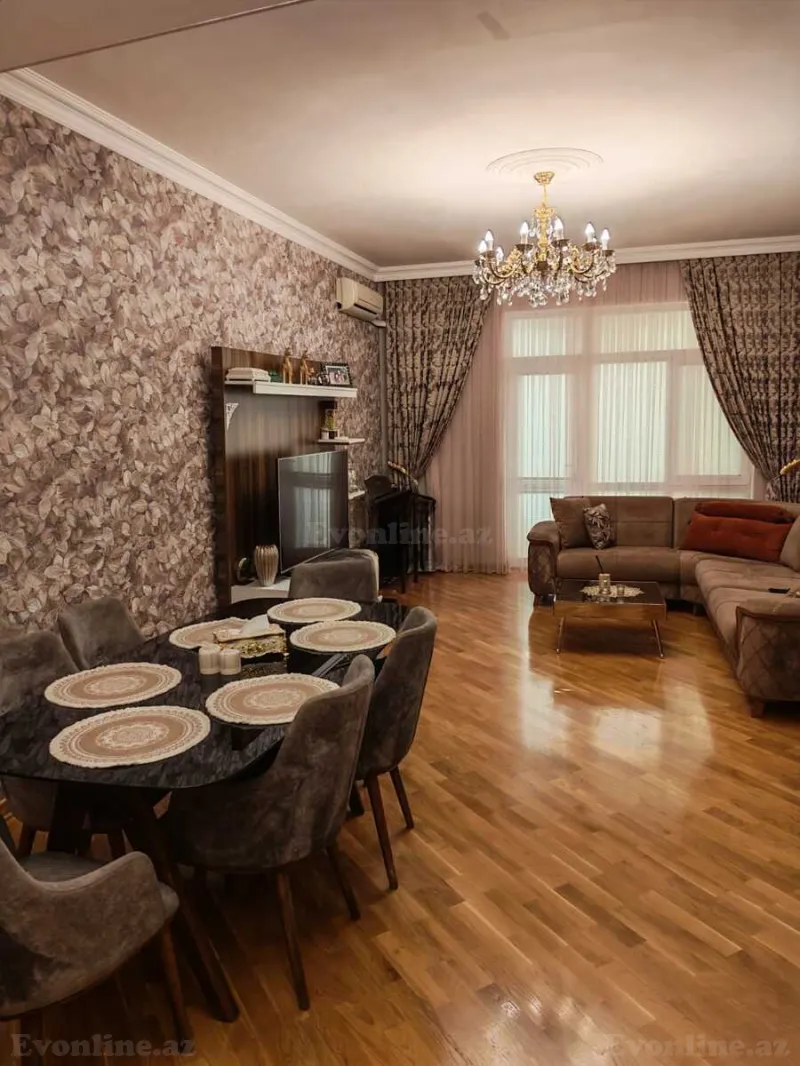 Satılır 3 otaqlı Mənzil Yeni tikili 120 m² Bakı, Nərimanov r — Bakı