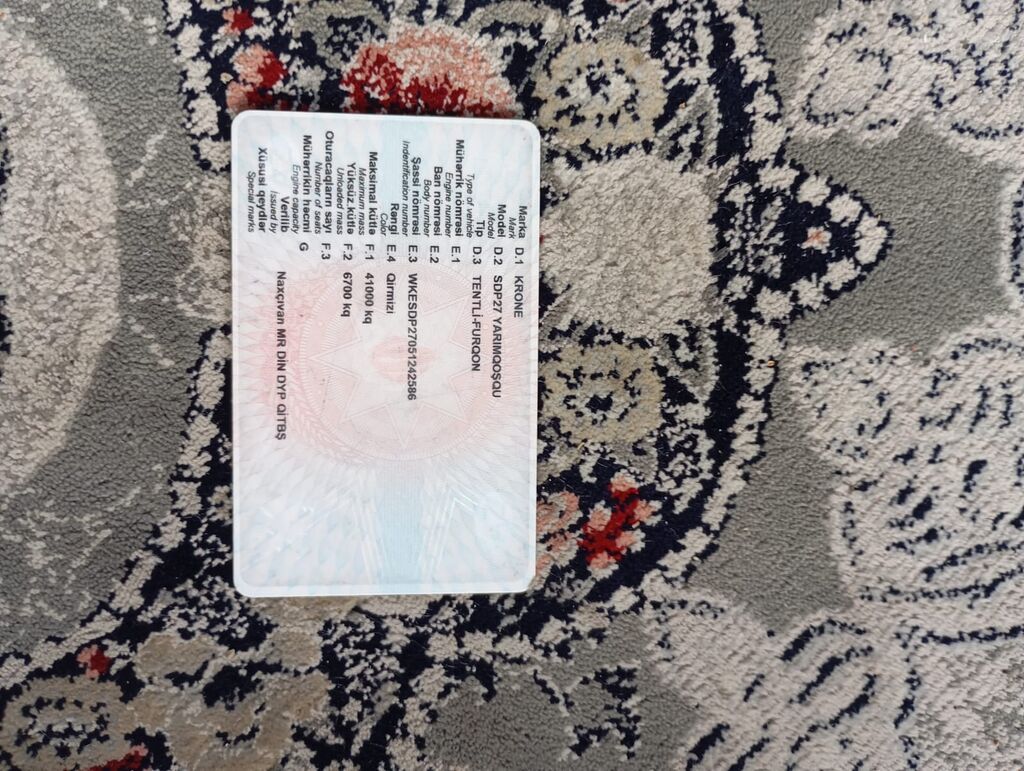 Qiymet 6500 Marka: Krone Model: SDP27 Yarımqoşqu Tip 75-ZA-098 — Qoşqular, Masazır (4)