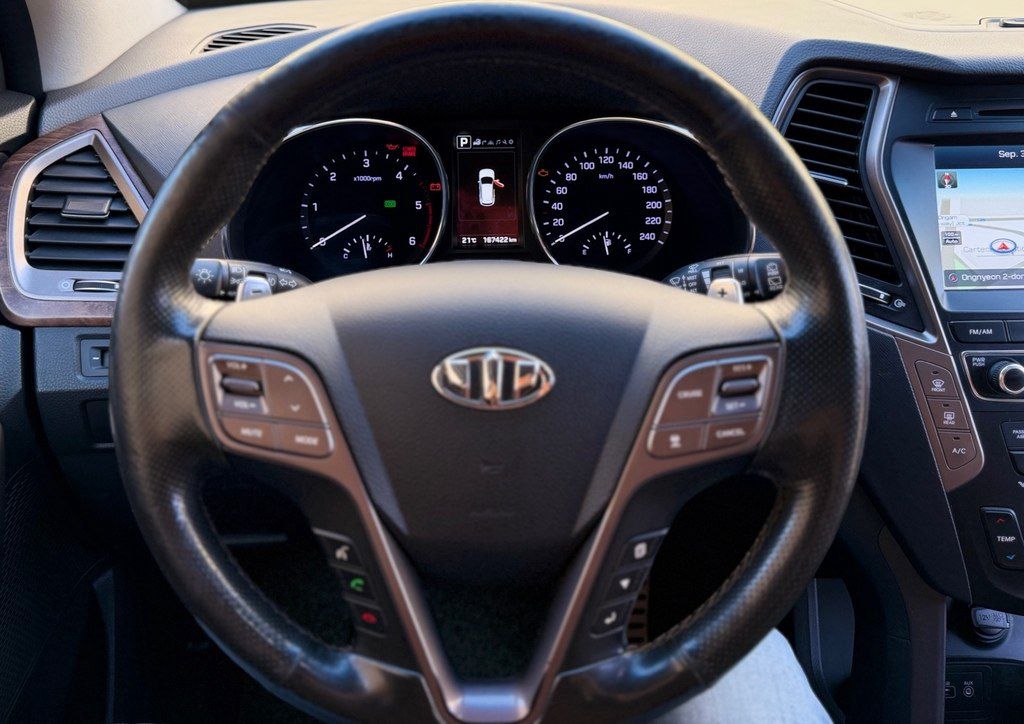 Hyundai Santa Fe, 2.0 L, 2016 il, 167 200 km — Avtomobillər, Bakı (12)