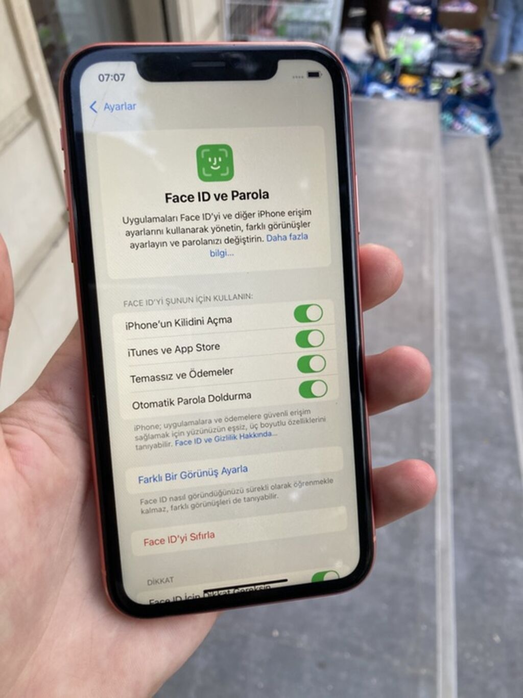 IPhone Xr, Narıncı, Face ID — Apple iPhone, Mingəçevir (4)