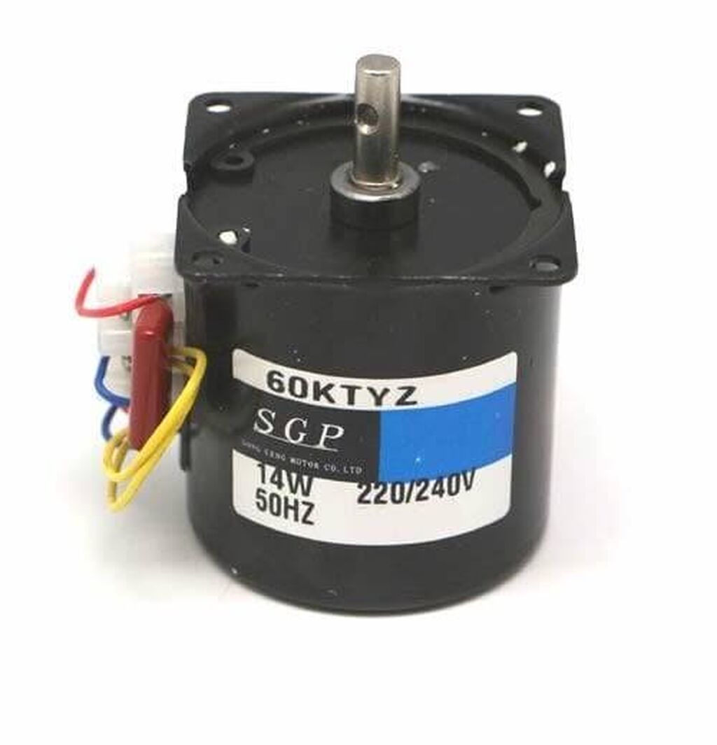 220 V 60 RPM 14 W AC Senkron Motor – Sənaye yavaş sistemləri üçün — Mühərriklər, Bakı (3)