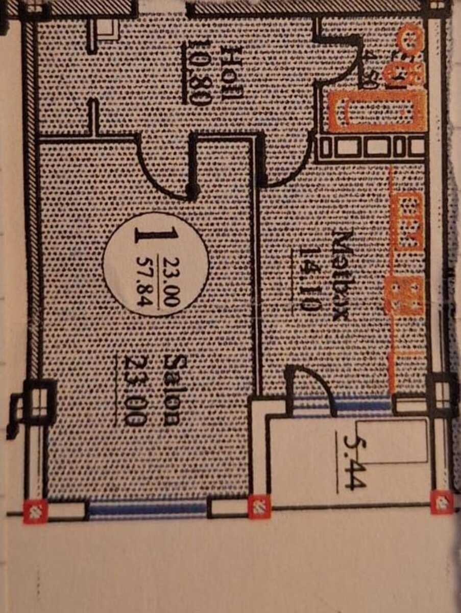 Satılır 2 otaqlı yeni tikili 60 m² — Mənzil, Bakı (7)
