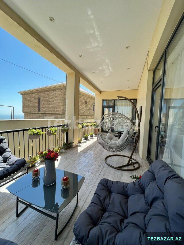 Satılır 6 otaqlı həyət evi/bağ evi 400 m², Badamdar q — Ev, villa, Bakı (8)