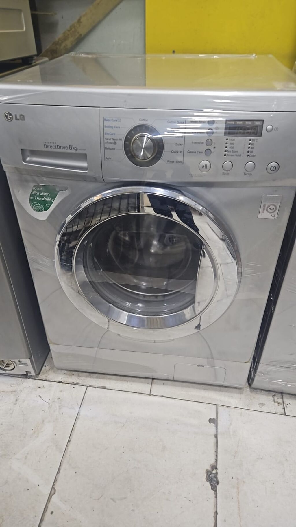 LG paltaryuyan maşın – Inverter Direct Drive, 8 kq Xüsusiyyətlər — Çamaşır maşınları, Bakı