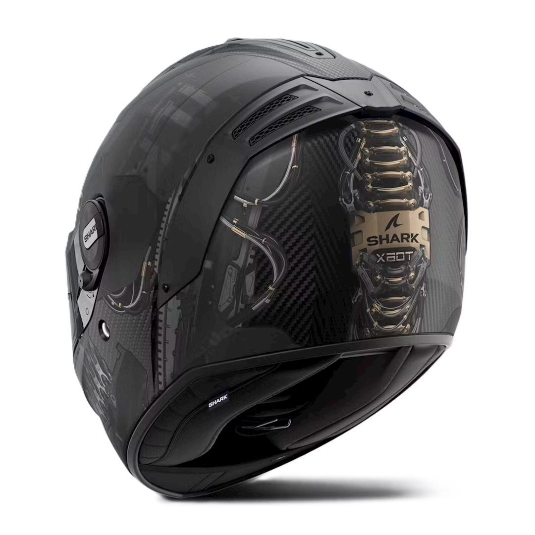 Motosikl dəbilqəsi Shark Spartan RS Carbon Xbot HE8158EDACM, ölçü M, qara — Mallar, Bakı (3)