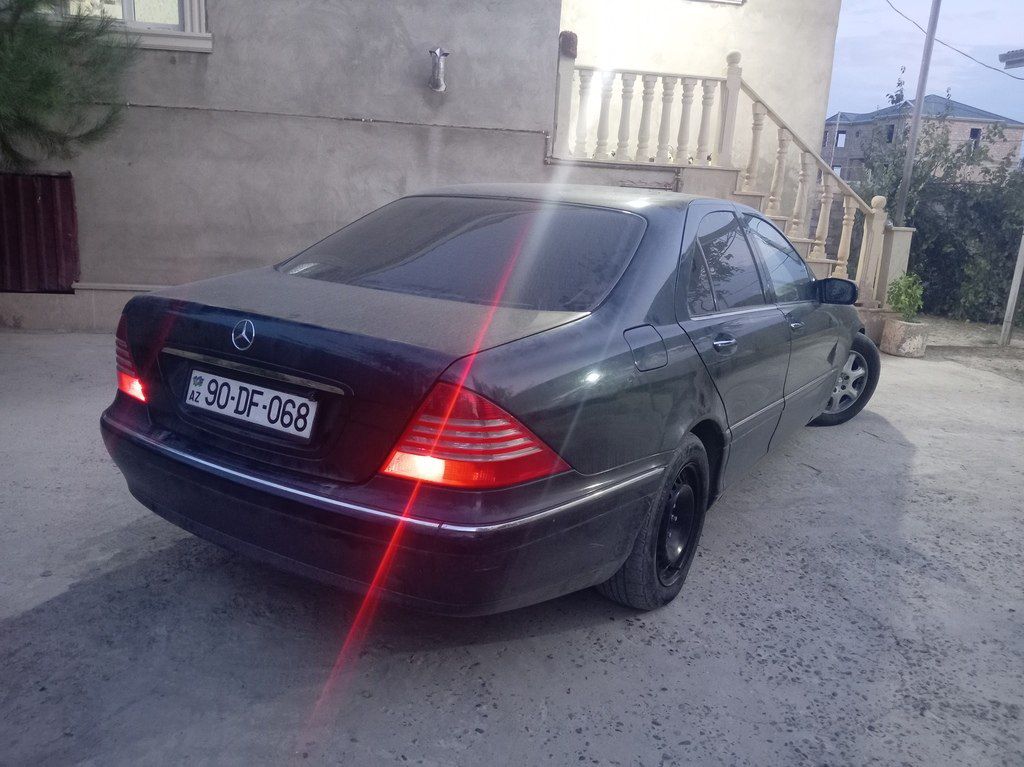 Mercedes S 320, 3.2 L, 2000 il, 128 000 km 90-DF-068 — Avtomobillər, Şirvan (3)
