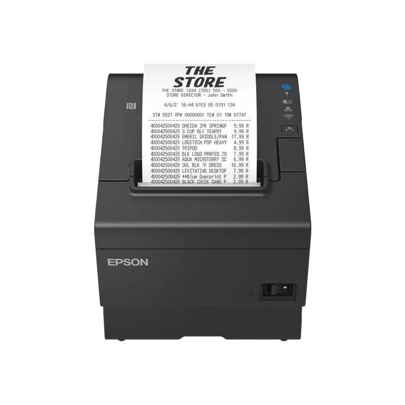 Epson TM-T88VII (112): USB, Ethernet, Serial, PS, Black (C31CJ57112) — Bakı