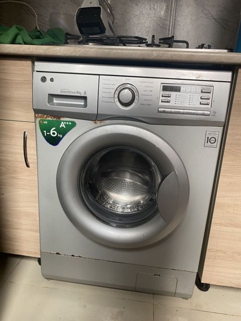 Paltaryuyan maşın LG, 6 kq, İşlənmiş, Avtomat, Qurutmasız, Kredit yoxdur, Ünvandan götürmə — Xırdalan