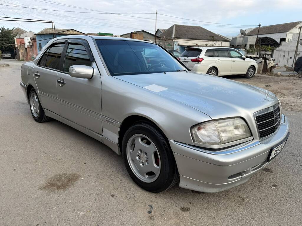 Mercedes C 200, 2.0 L, 1994 il, 430 000 km 66-BO-726 — Avtomobillər, Bakı (2)