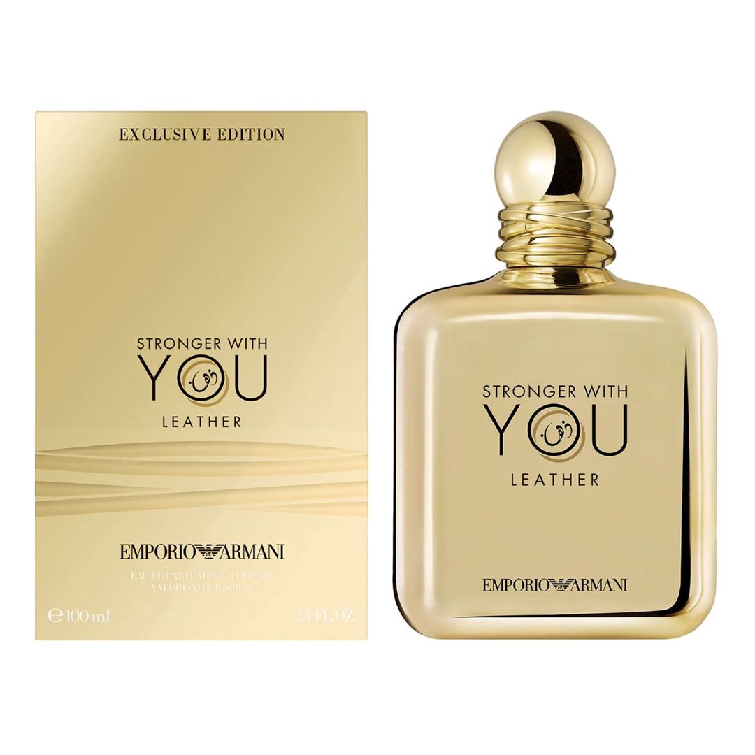 No Brand Stronger With You Leather kişilər üçün ətir suyu 100 ml - Eau_Parfum0543 — Mallar, Bakı