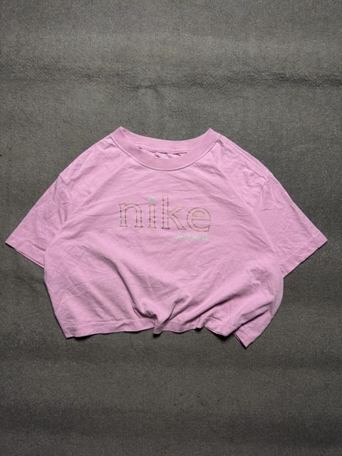 Nike qısaqol crop t-shirt Ölçü:M oversize problemi yoxdur, təzədir — Bakı
