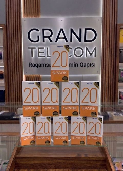 Tecno Spark 20C, 256 GB, rəng - Ağ, Zəmanət — Bakı