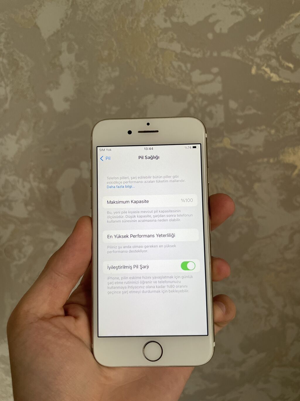 IPhone 7, 128 GB, Qızılı, Barmaq izi — Apple iPhone, Bakı (3)