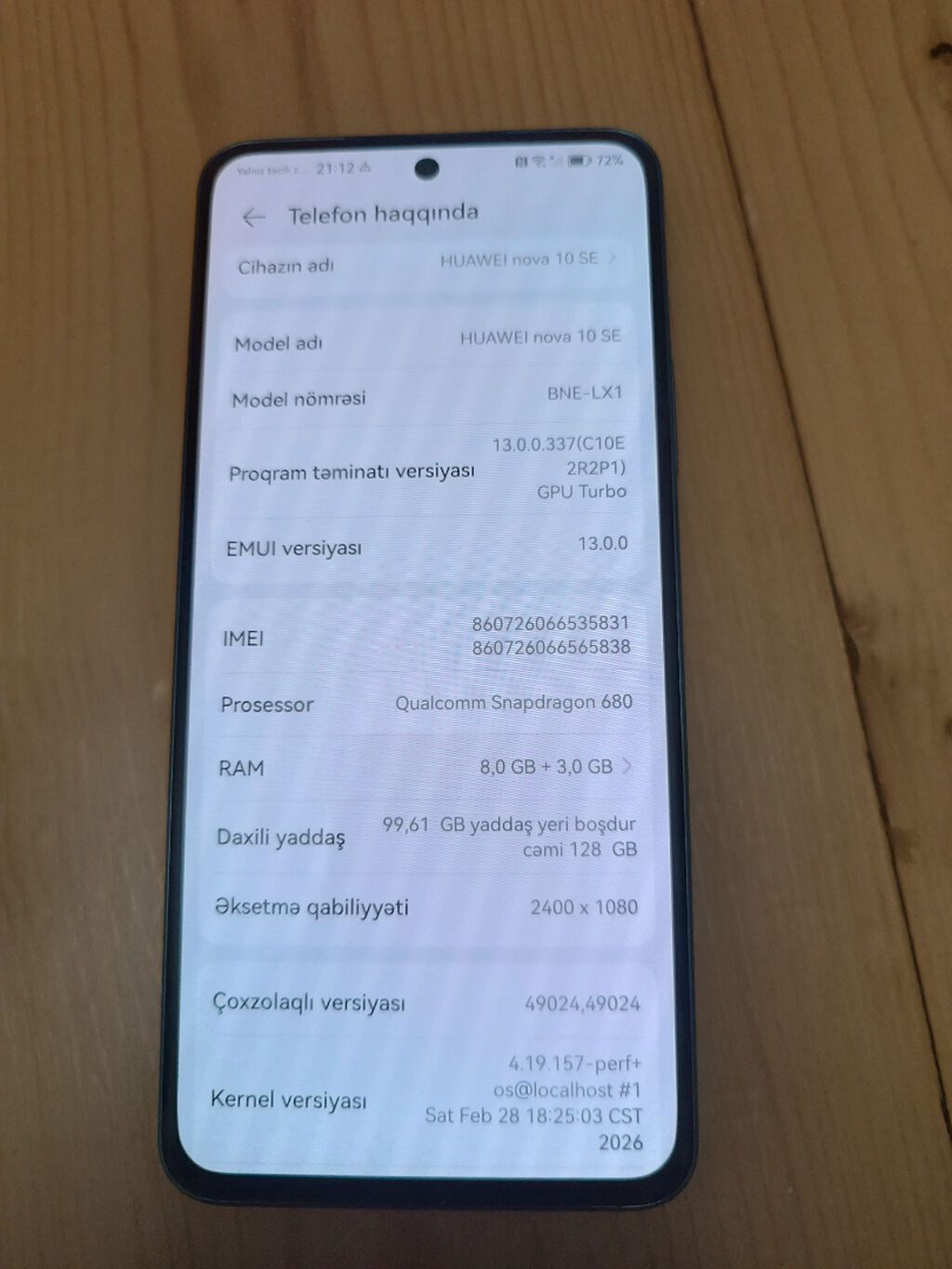Huawei Nova 10 SE, 128 GB — Huawei, Gəncə (2)