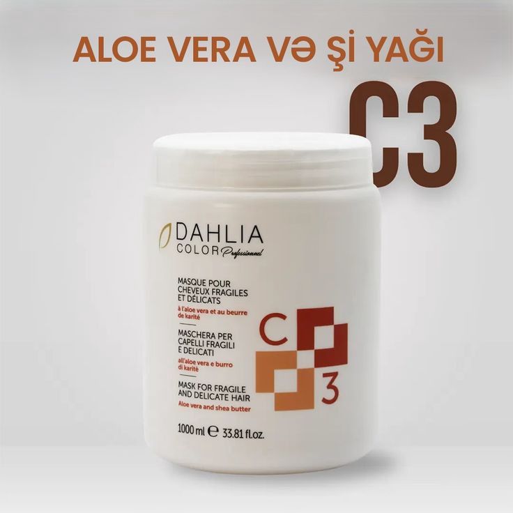 Saçlar üçün maska Dahlia Color Professional C3, 1000 ml — Mallar, Bakı