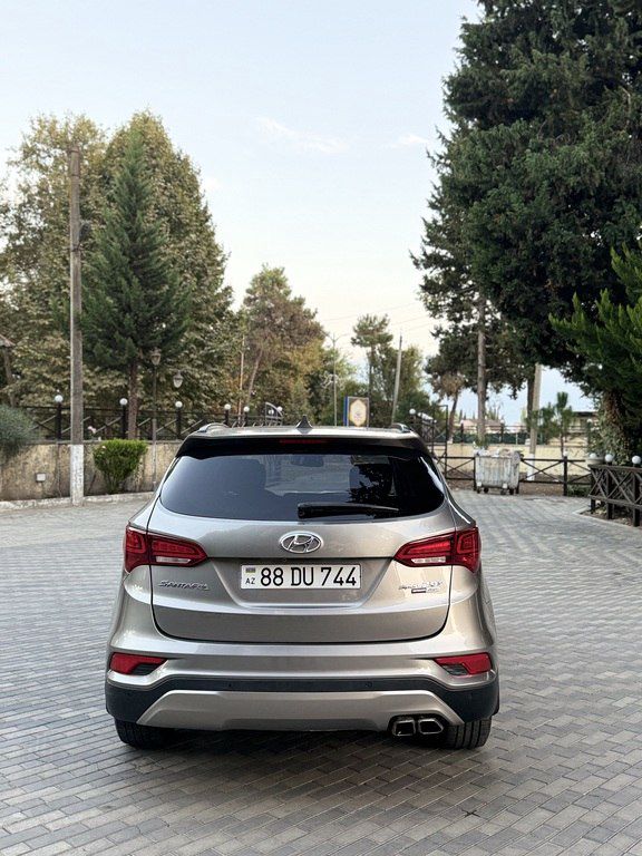 Hyundai Santa Fe, 2.0 L, 2017 il, 86 200 km 88-DU-744 — Avtomobillər, Bakı (8)