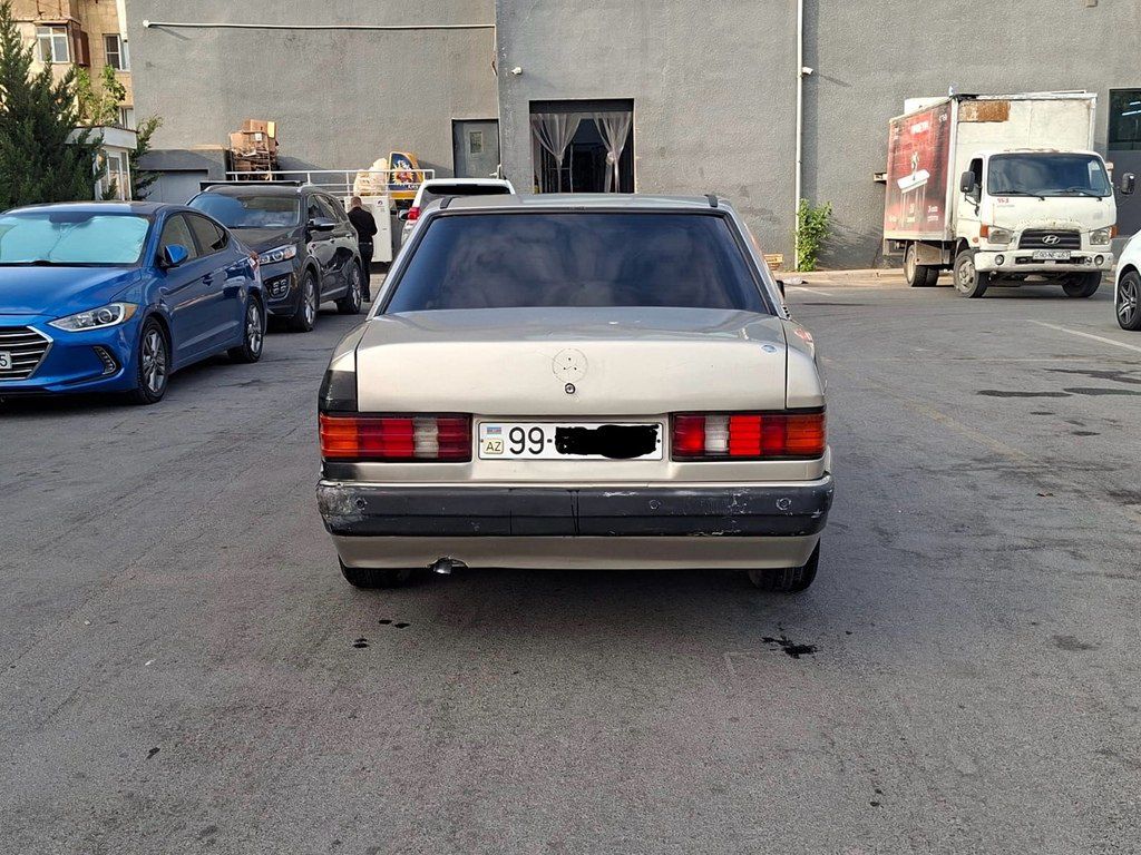Mercedes 190, 1.8 L, 1990 il, 385 648 km — Avtomobillər, Bakı (2)