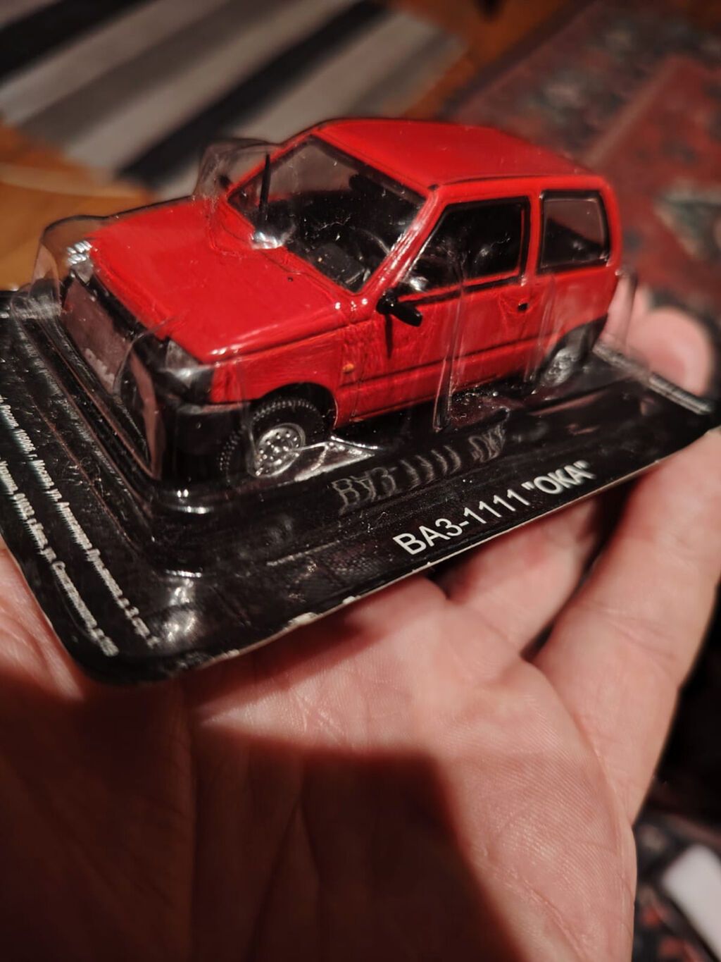 VAZ-1111 "Oka" avtomobilinin 1:43 miqyaslı modeli. Modelin — Modellar, Bakı (3)