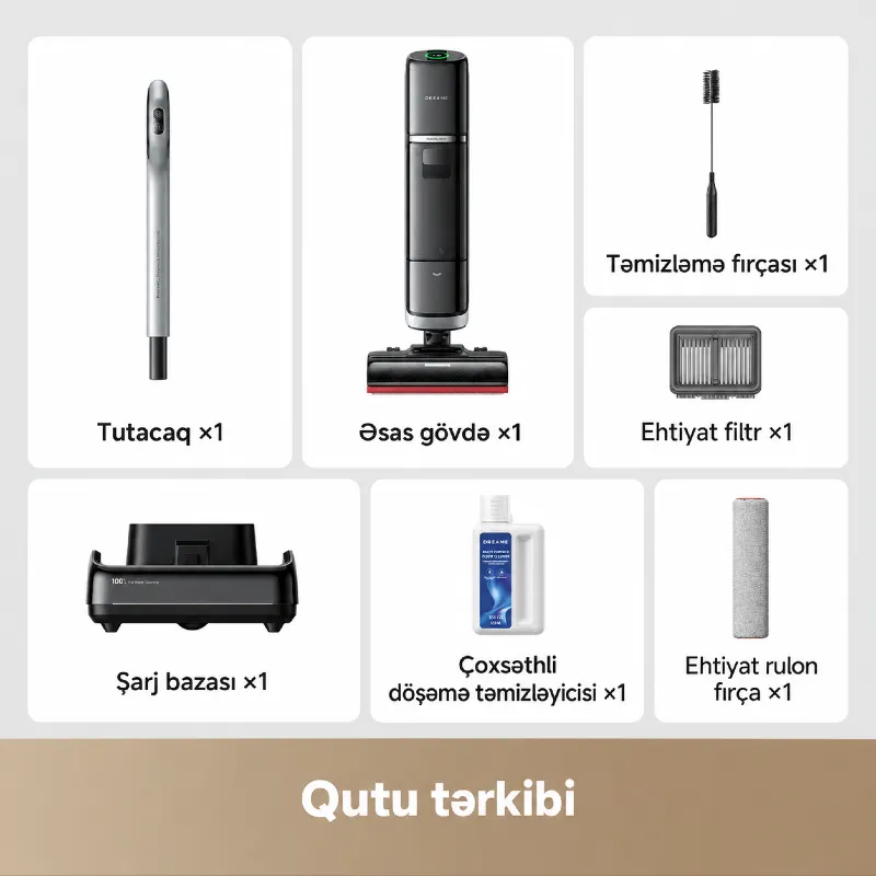 Dreame H15 Pro Heat wet and dry Vacuum Cleaner (HHR48A) — Tozsoran, Bakı (6)
