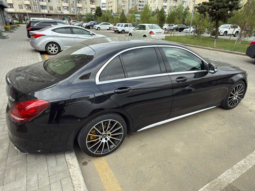 Mercedes C 180, 1.6 L, 2015 il, 258 000 km — Avtomobillər, Bakı (3)